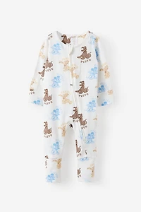 Mickey Mouse Disney Long Sleeve Zip Romper
