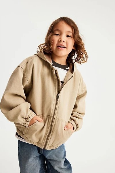 Hooded Bomber Jacket