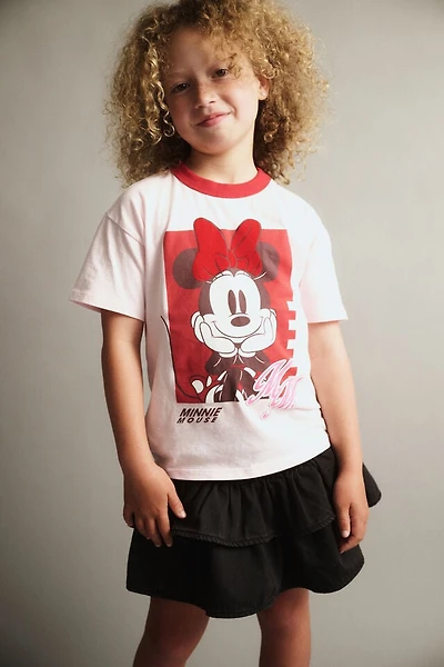 Disney Minnie Mouse Drop Shoulder Short Sleeve Tee