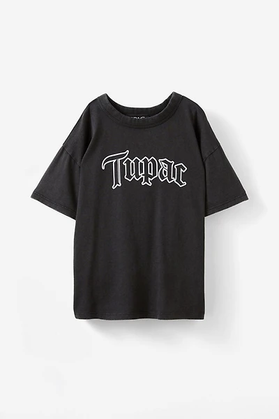 Tupac Drop Shoulder Short Sleeve Tee