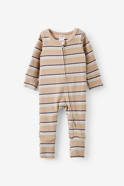 Growie Long Sleeve Zip All One Romper