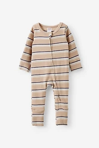 Growie Long Sleeve Zip All One Romper