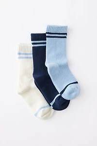 Kids 3Pk Crew Socks