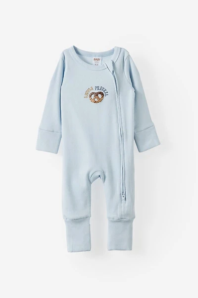 Growie Long Sleeve Zip All One Romper