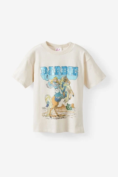 Barbie Drop Shoulder Short Sleeve Tee