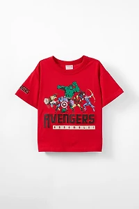 Avengers Drop Shoulder Short Sleeve Tee
