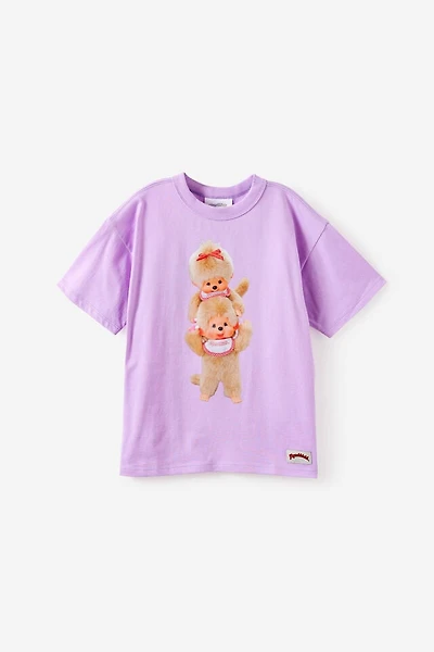 Monchhichi Drop Shoulder Short Sleeve Tee