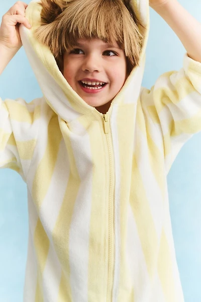 Kids Zip Thru Hooded Towel