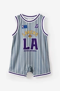 NBA La Lakers Sleeveless Snap Playsuit