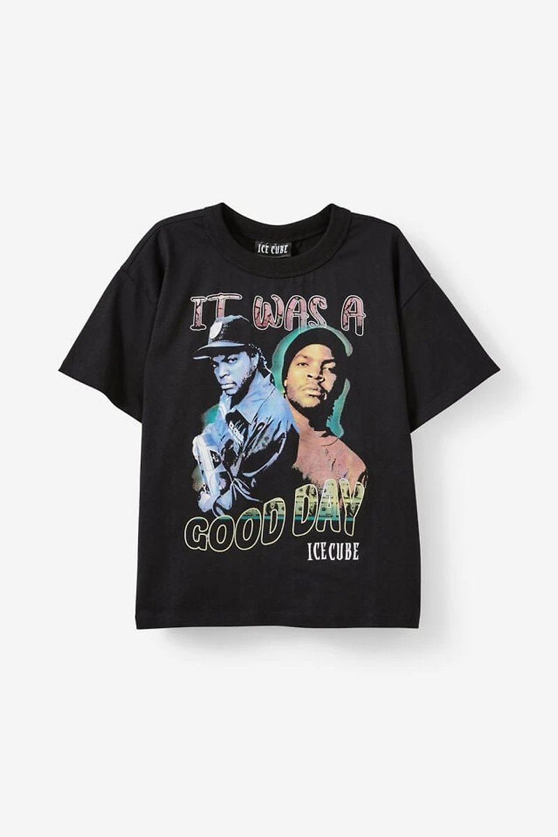 Ice Cube Drop Shoulder Short Sleeve Tee