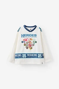 Sonic x DC Comics Long Sleeve Mesh Jersey