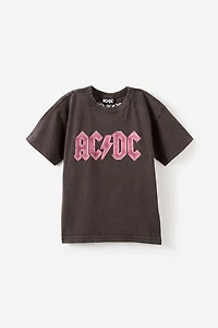 ACDC Music Drop Shoulder SS Tee