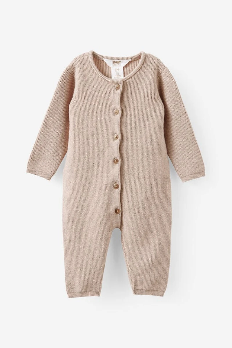 Organic Knit Long Sleeve All One