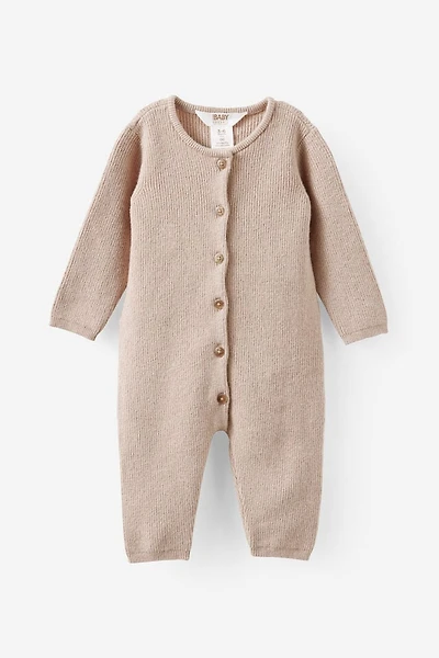 Organic Knit Long Sleeve All One