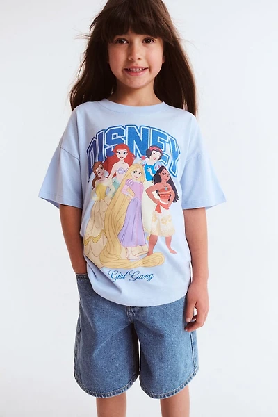 Disney Princess Drop Shoulder Short Sleeve Tee
