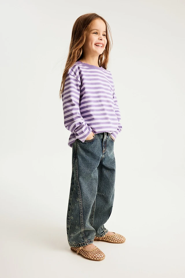 Unisex Super Barrel Leg Denim Jean