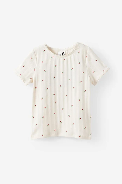 Fitted Short Sleeve Essential Tee