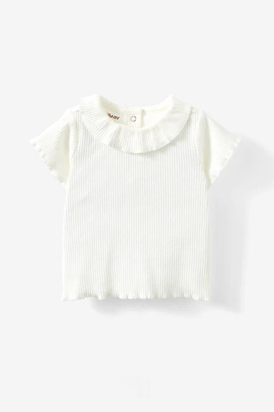 Mia Short Sleeve Rib Top