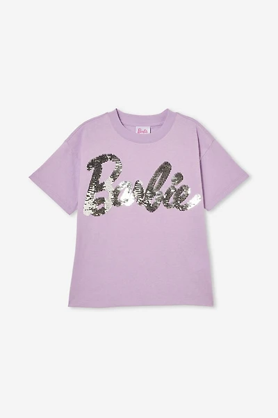Barbie Drop Shoulder Short Sleeve Tee