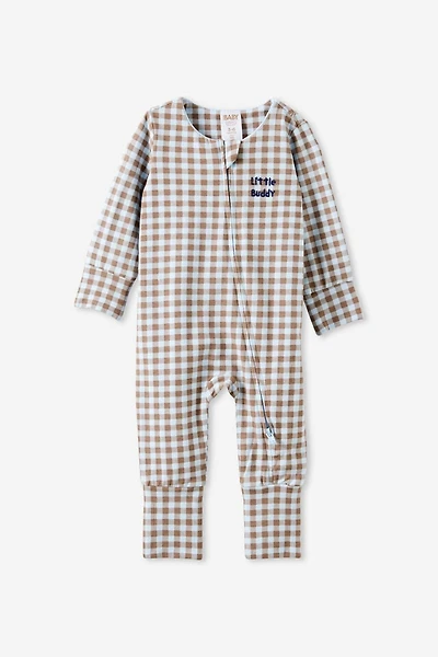 Growie Long Sleeve Zip All One Romper