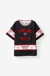 Chicago Bulls NBA Short Sleeve Oversize Mesh Tee