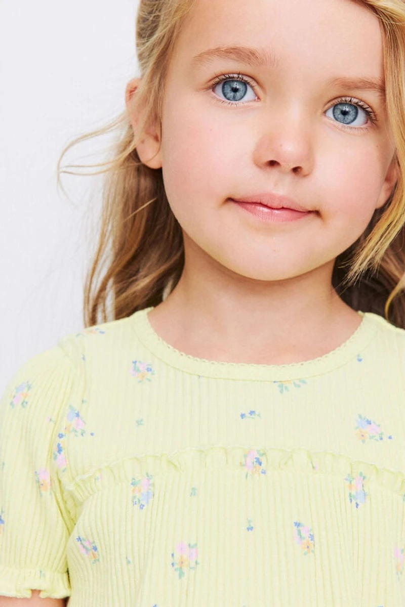 Posie Short Sleeve Babydoll Top