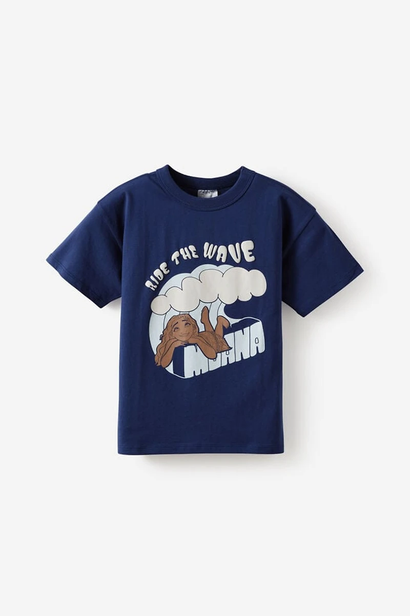 Moana Disney Drop Shoulder Short Sleeve Tee
