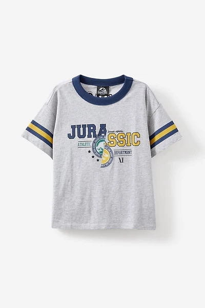 Jurassic Park Drop Shoulder Short Sleeve Tee