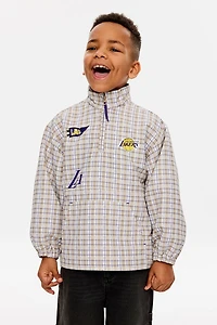 NBA LA Lakers Quarter Zip Spray Jacket