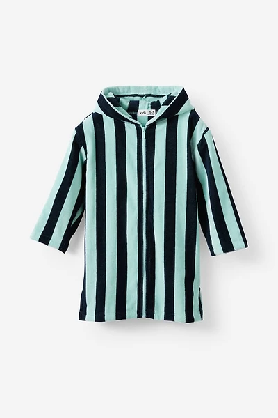 Kids Zip Thru Hooded Towel