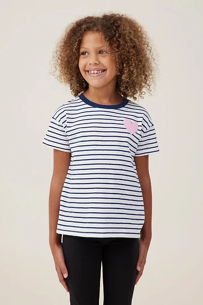 Poppy Short Sleeve Graphic Print Tee