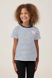 Poppy Short Sleeve Graphic Print Tee