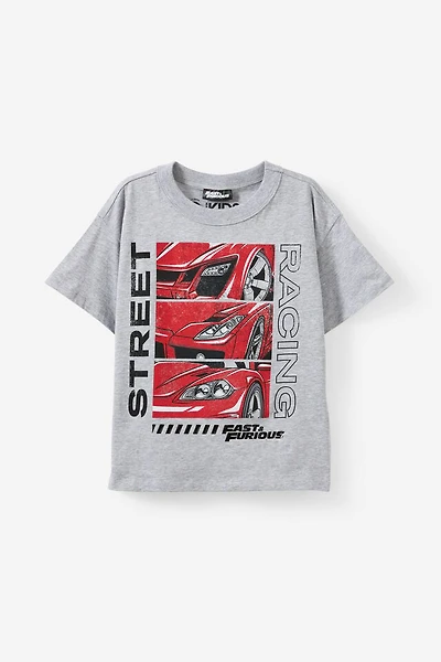 Fast And The Furious Drop Shoulder Short Sleeve Tee