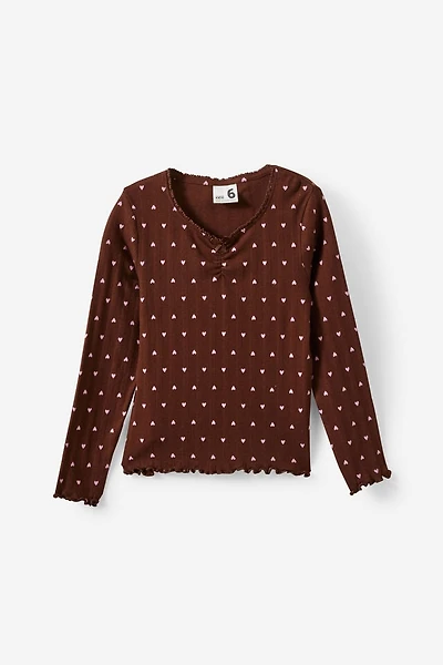 Jade Ruched Long Sleeve Top