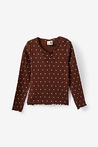 Jade Ruched Long Sleeve Top