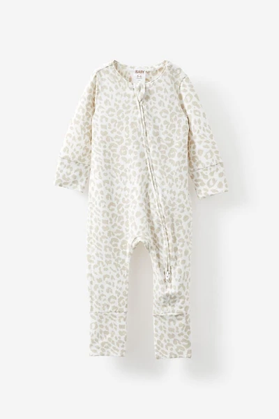 Growie Long Sleeve Zip All One Romper
