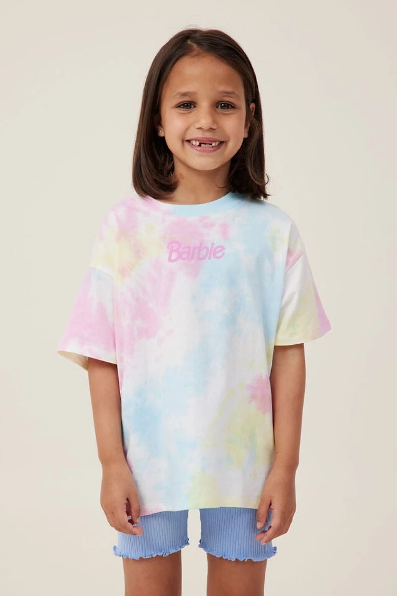Barbie Drop Shoulder Short Sleeve Tee