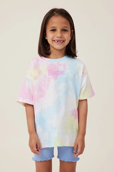 Barbie Drop Shoulder Short Sleeve Tee