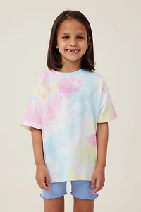 Barbie Drop Shoulder Short Sleeve Tee