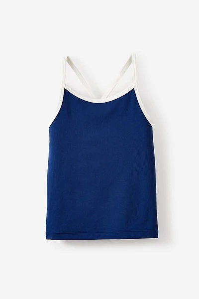 Soft Stretch Cross Back Tank