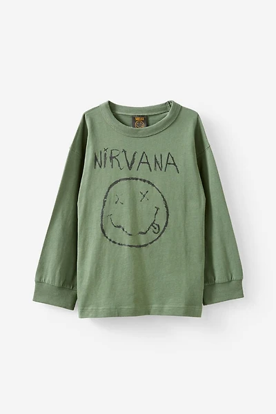 Nirvana Long Sleeve Music Tee