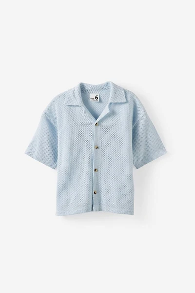 Knit Boxy Shirt