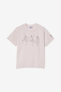 Disney Princess Drop Shoulder Short Sleeve Tee