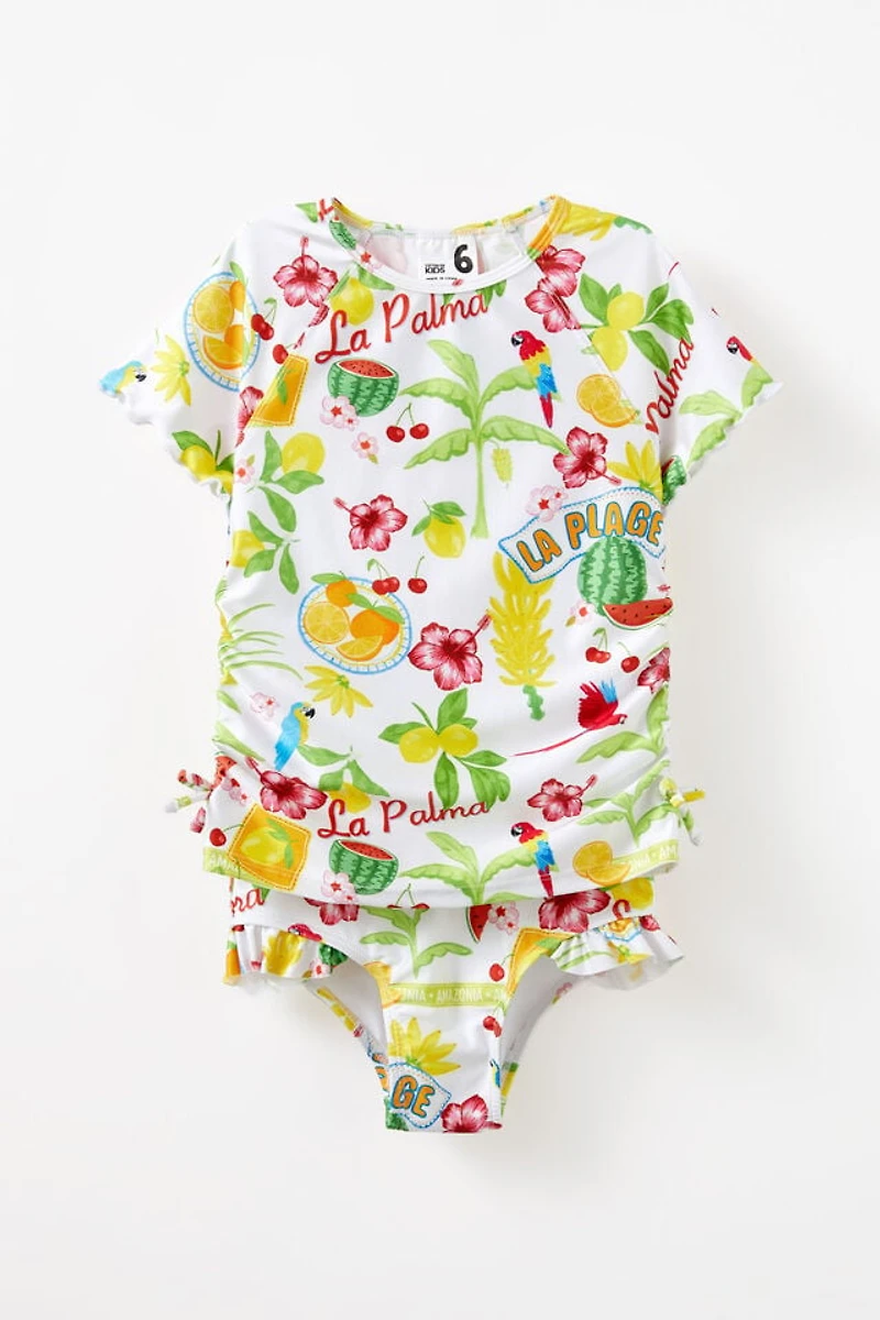 Florence S/S Rashie And Bikini Bottom Set