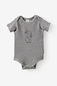 Organic Pointelle Short Sleeve Bubbysuit