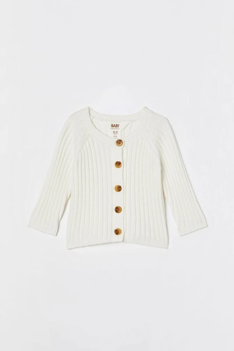 Organic Knit Cardigan
