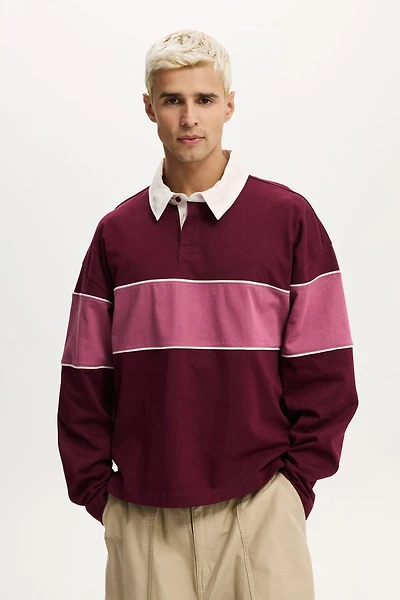 Cropped Fit Rugby Polo