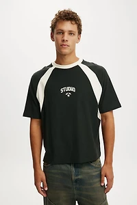 Cropped Fit Graphic T-Shirt