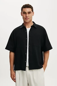 Boxy Fit Short Sleeve Shirt
