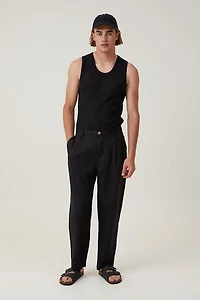 Linen Pleat Pant